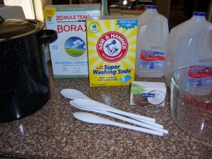 Homemade Laundry Detergent Ingredients