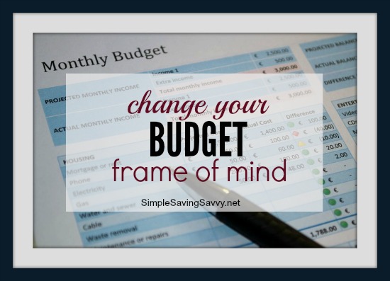 Change Your Budget Frame of Mind