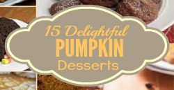 15 pumpkin desserts