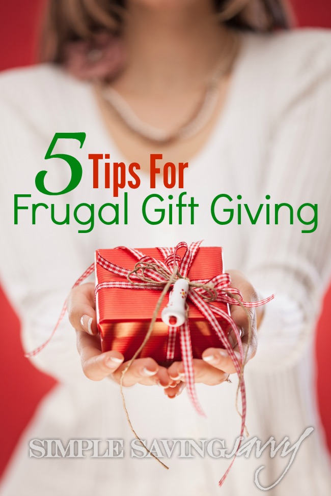 5 Tips for Frugal Gift Giving