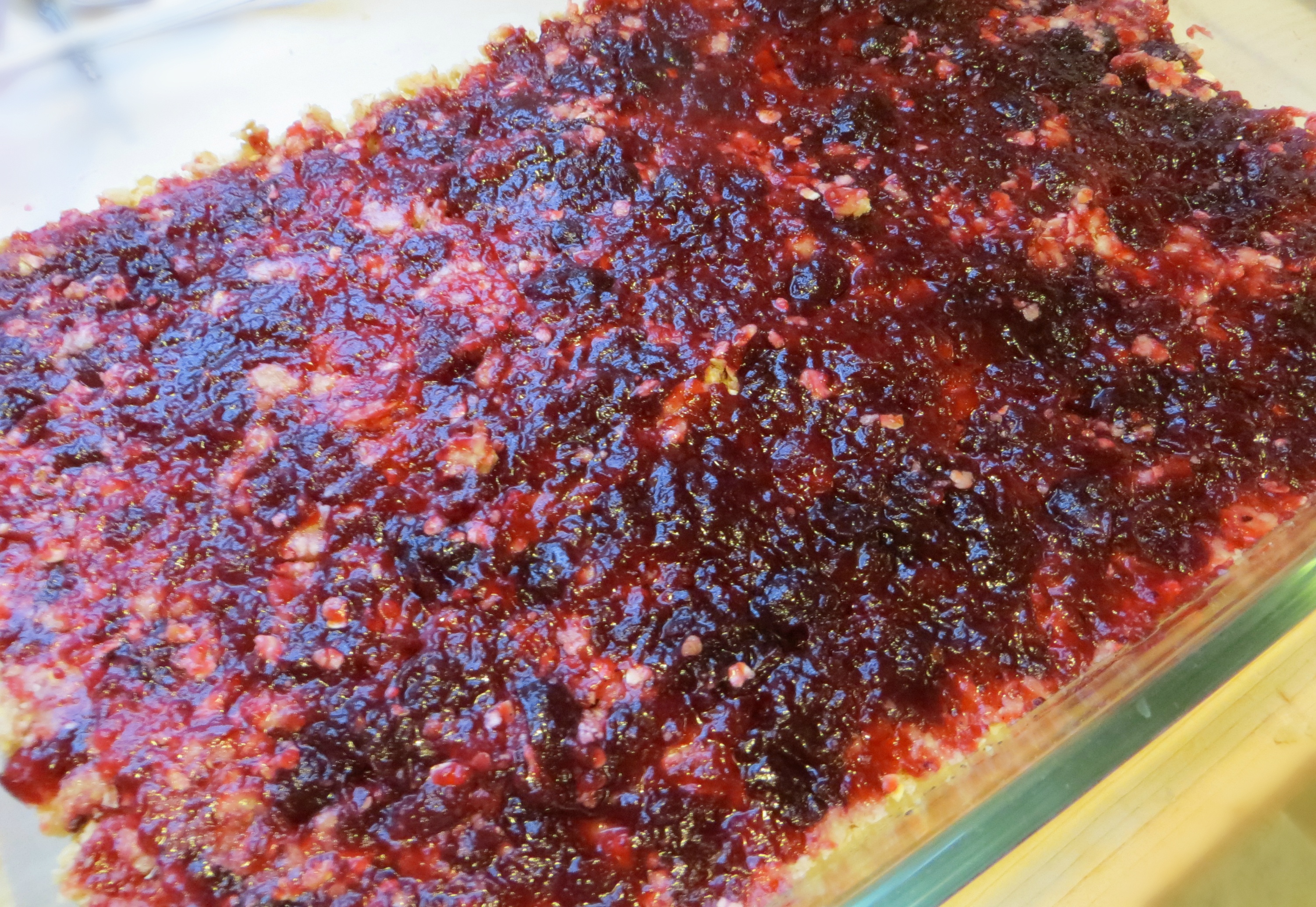 Cranberry Crumb Bars Filling