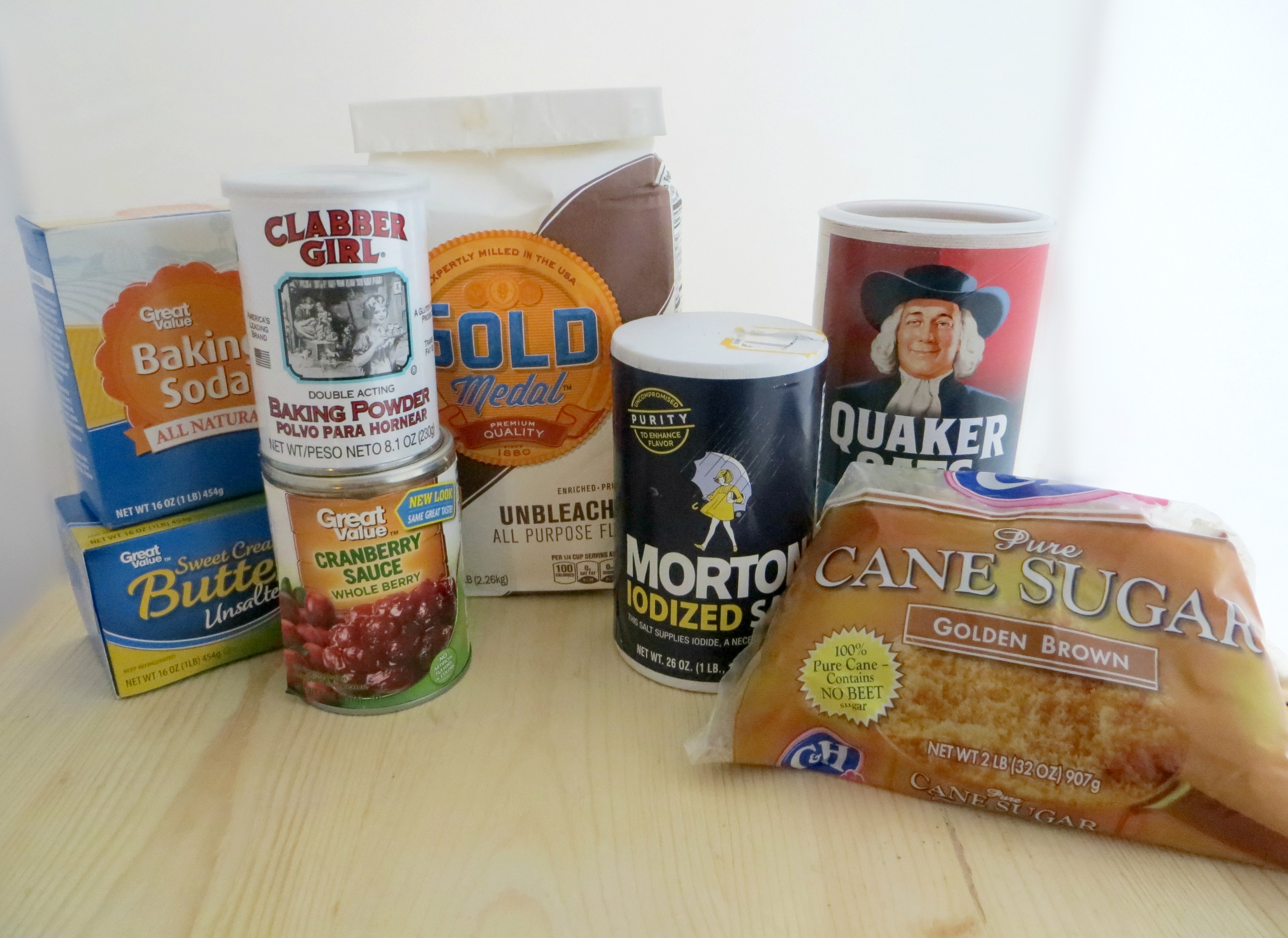 Cranberry Crumb Bars Ingredients