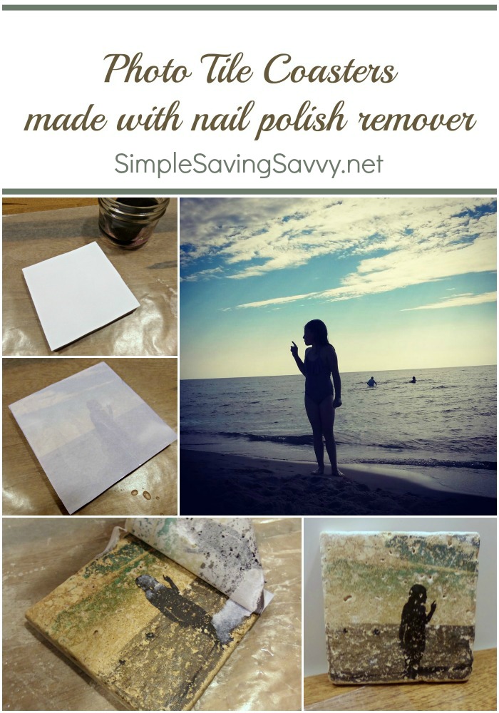 photo coaster gift tutorial 