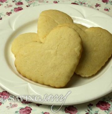 old fashioned sugar cookies on plate