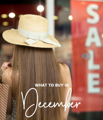 savvy shopper's guide - what to buy in december