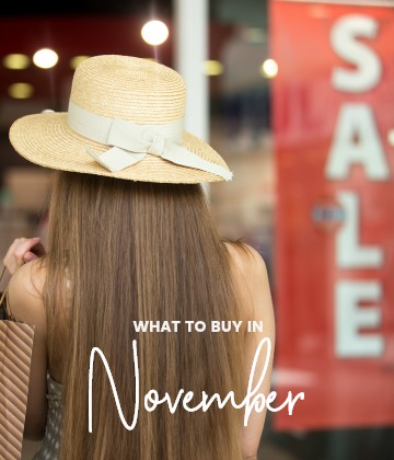 savvy shopper's guide - what to buy in november