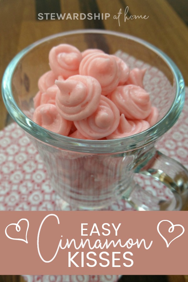 Cinnamon Valentine Candy Kisses Stewardship at Home